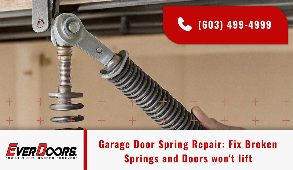 Everdoors Thumbnail Blog and Services Garage Door Spring Repair_ Fix Broken Springs and Doors won't lift